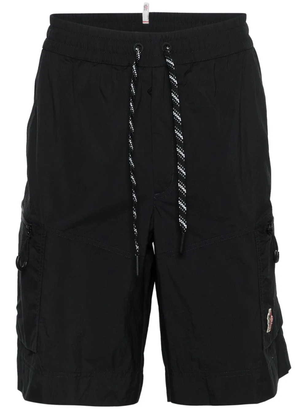Logo-Appliqué Drawstring Shorts by Moncler Grenoble