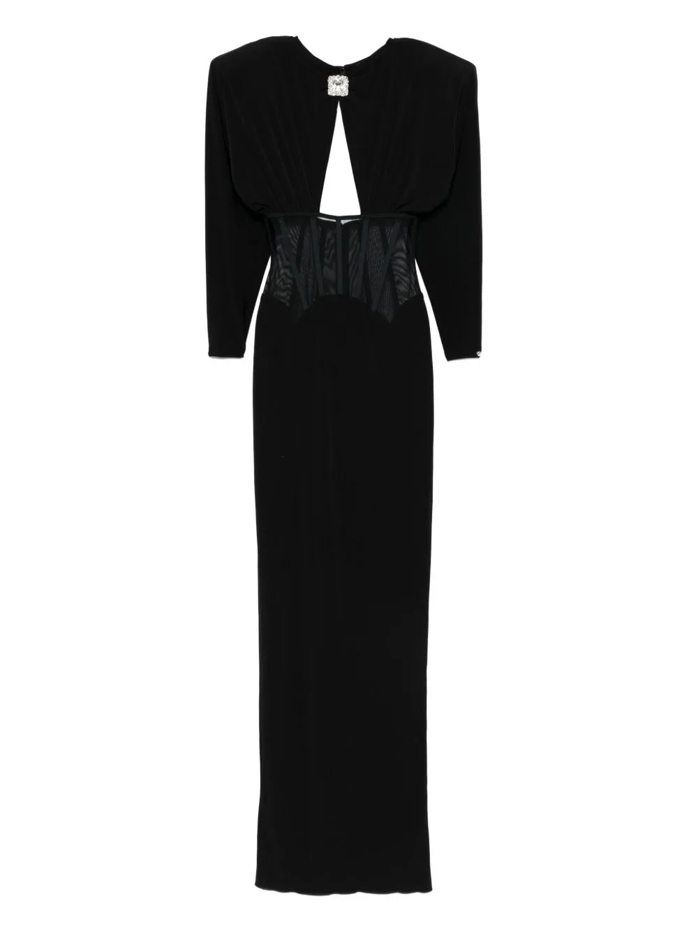 Waist-Corset Maxi Dress by NISSA