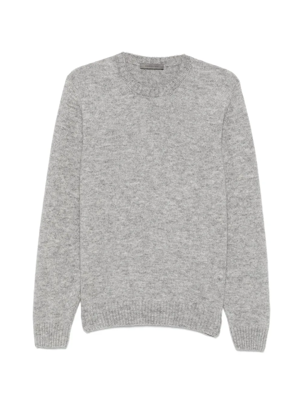 Crew-Neck Ribbed-Trim Sweater by Corneliani
