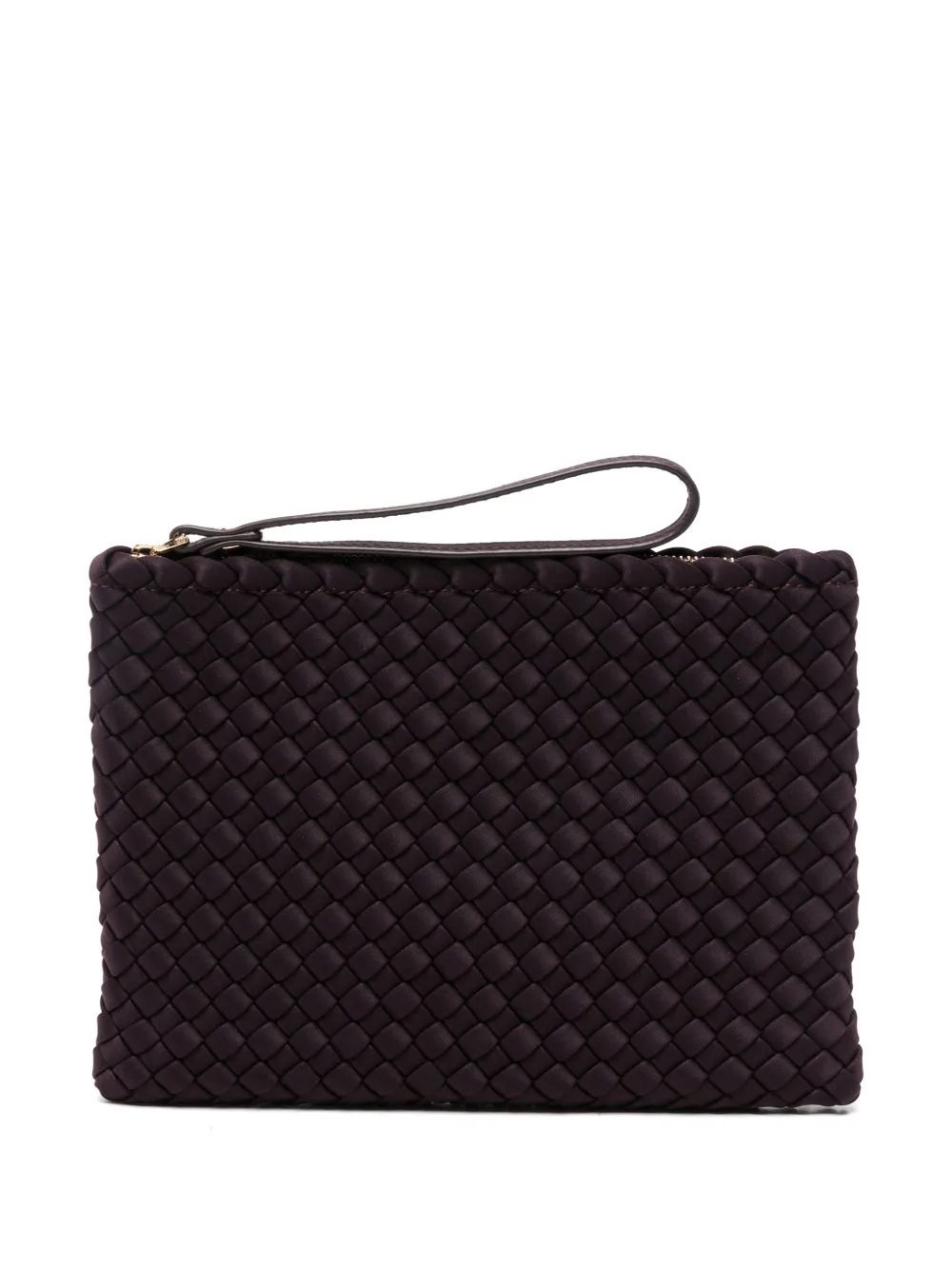 Woven-Design Clutch Bag by MARREA