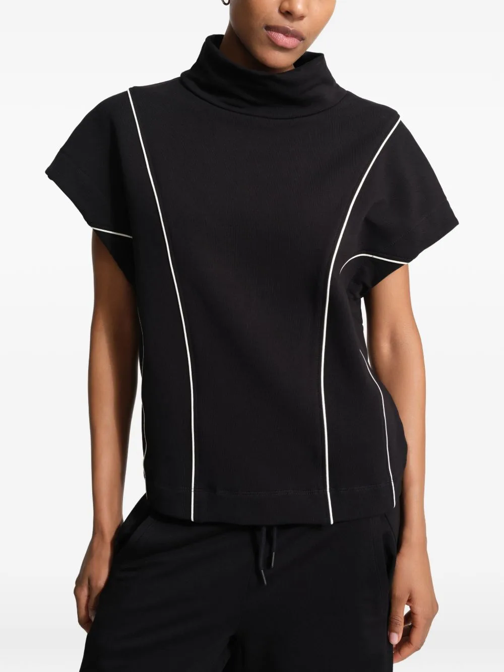 Alva Piping-Detail Top by Marcella