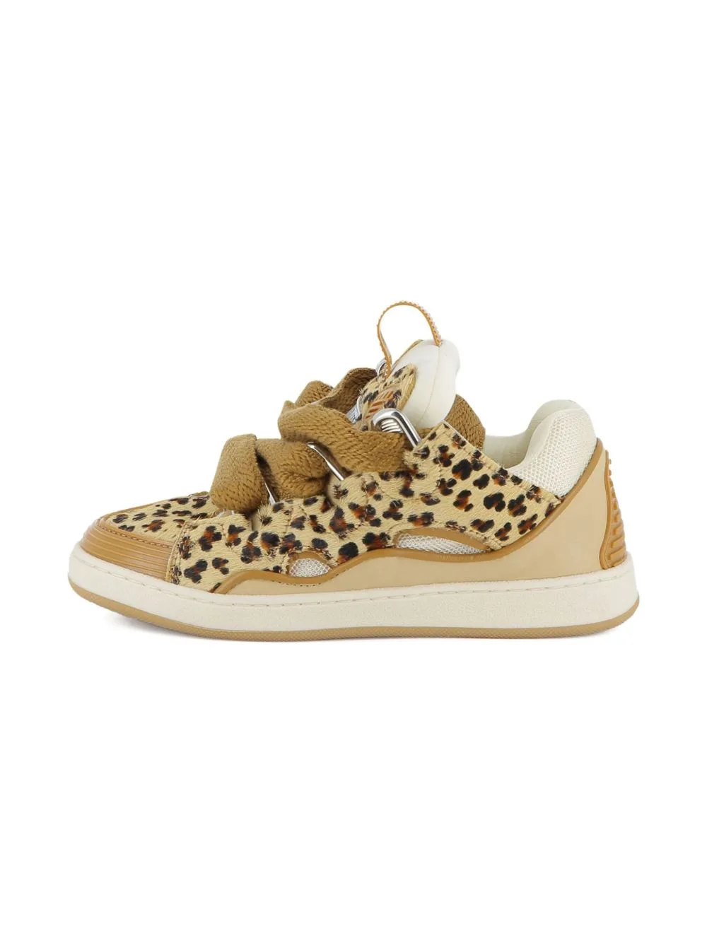 Leopard-Print Lace-Up Sneakers by Lanvin Enfant
