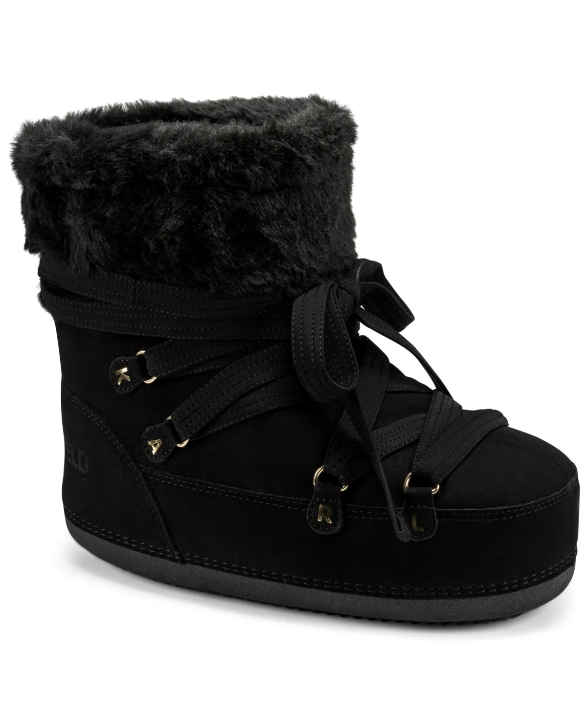 Prynn Winter Round Toe Booties by Karl Lagerfeld Paris