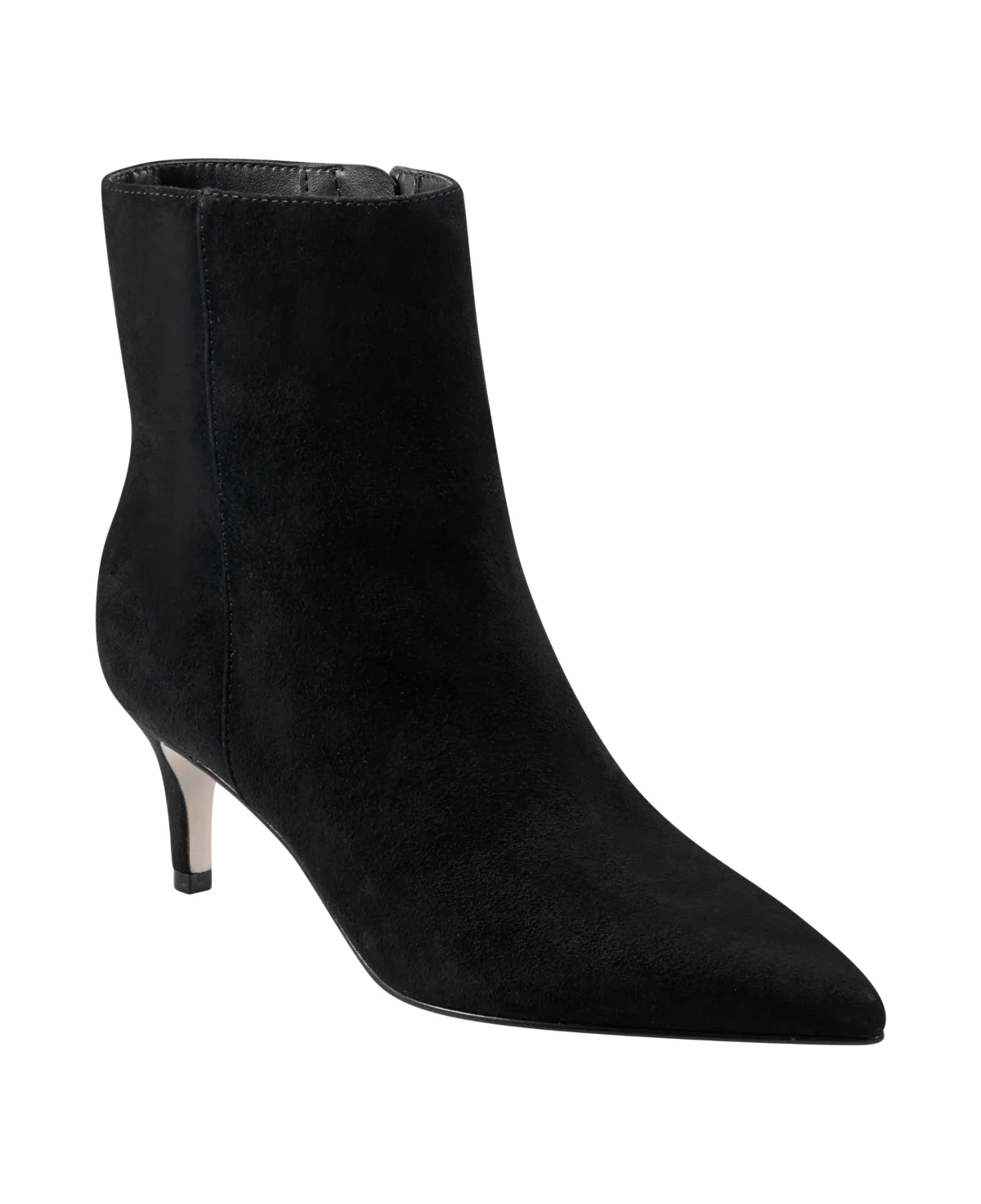 Glorry Pointy Toe Kitten Heel Booties by Marc Fisher