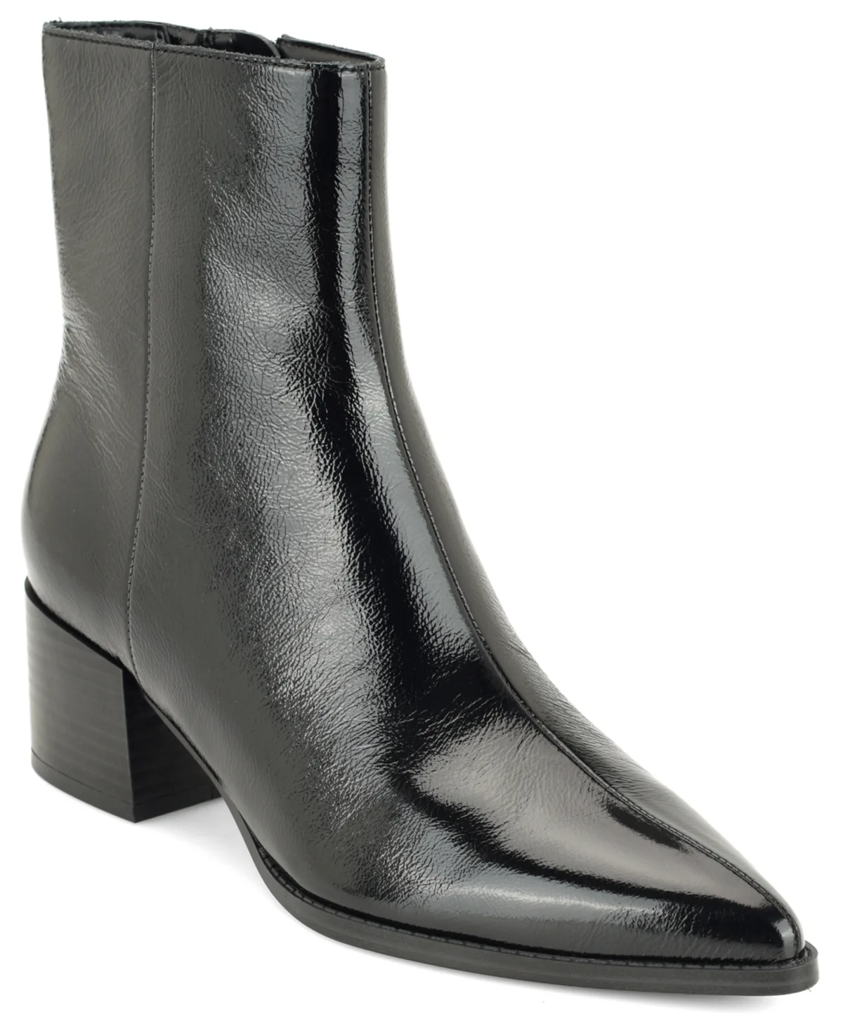 Becky Pointed Toe Block Heel Booties by Nine West