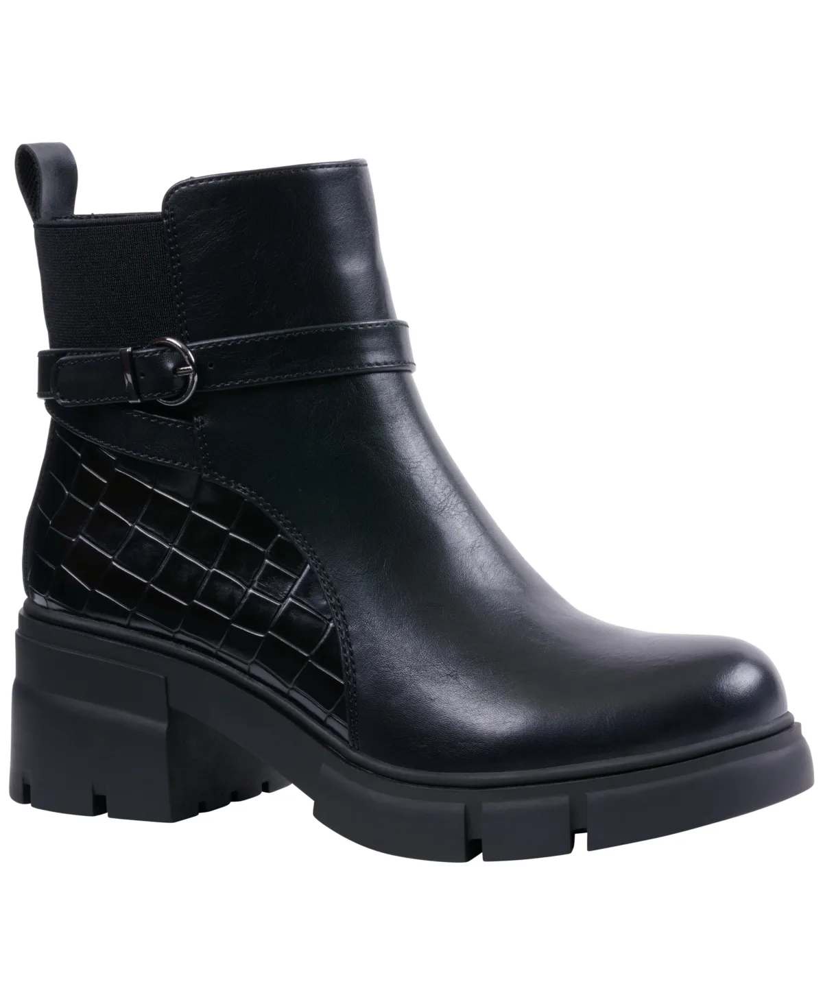 Dawn Block Heel Booties by Gc Shoes