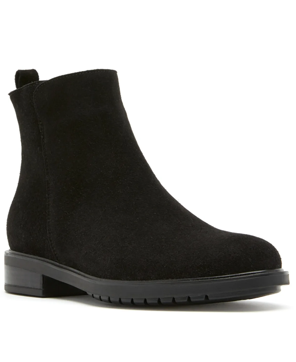 Shade City Dry Zipper Suede Booties by La Canadienne