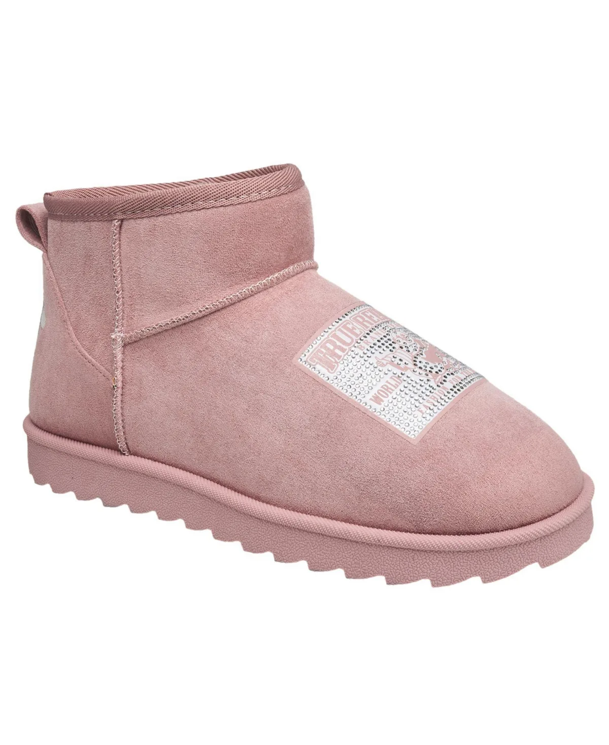 Zara Faux Suede Patch Logo Boot by True Religion