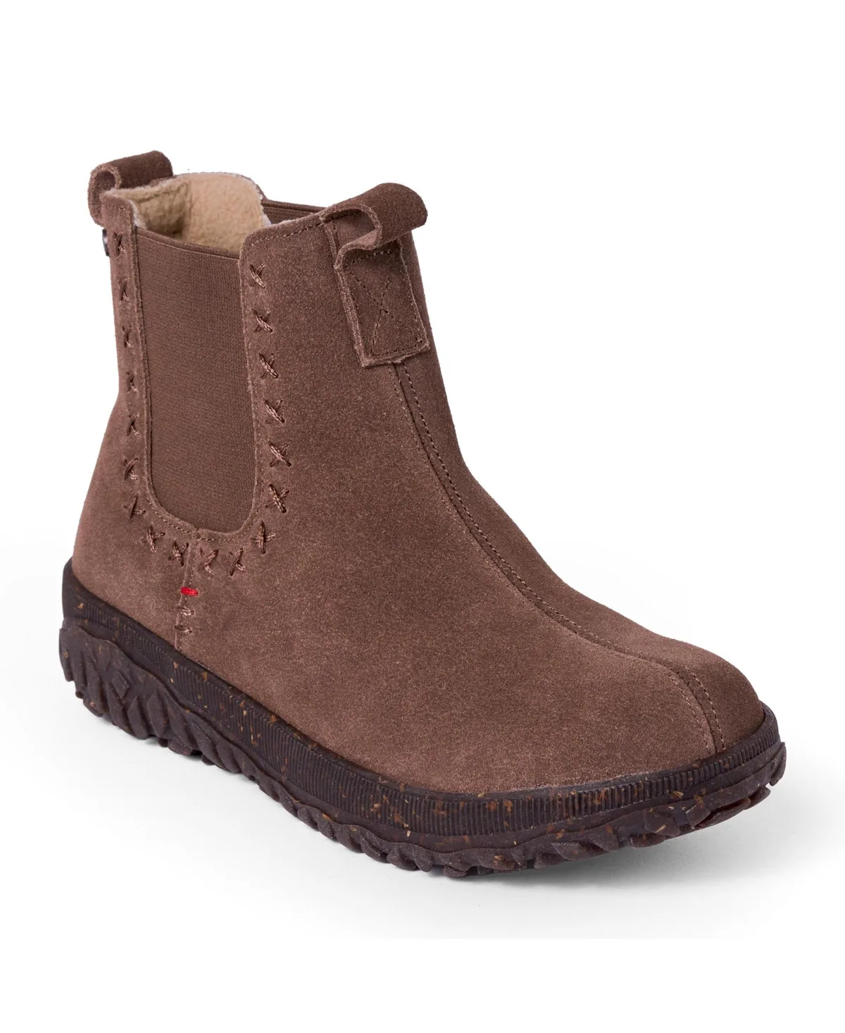 Suede Chelsea Tread Boots by Minnetonka