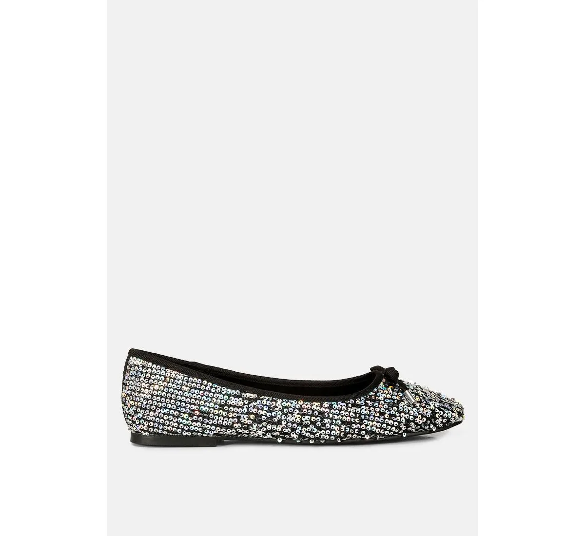 Lettie Sequin Embellished Ballet Flats by London Rag