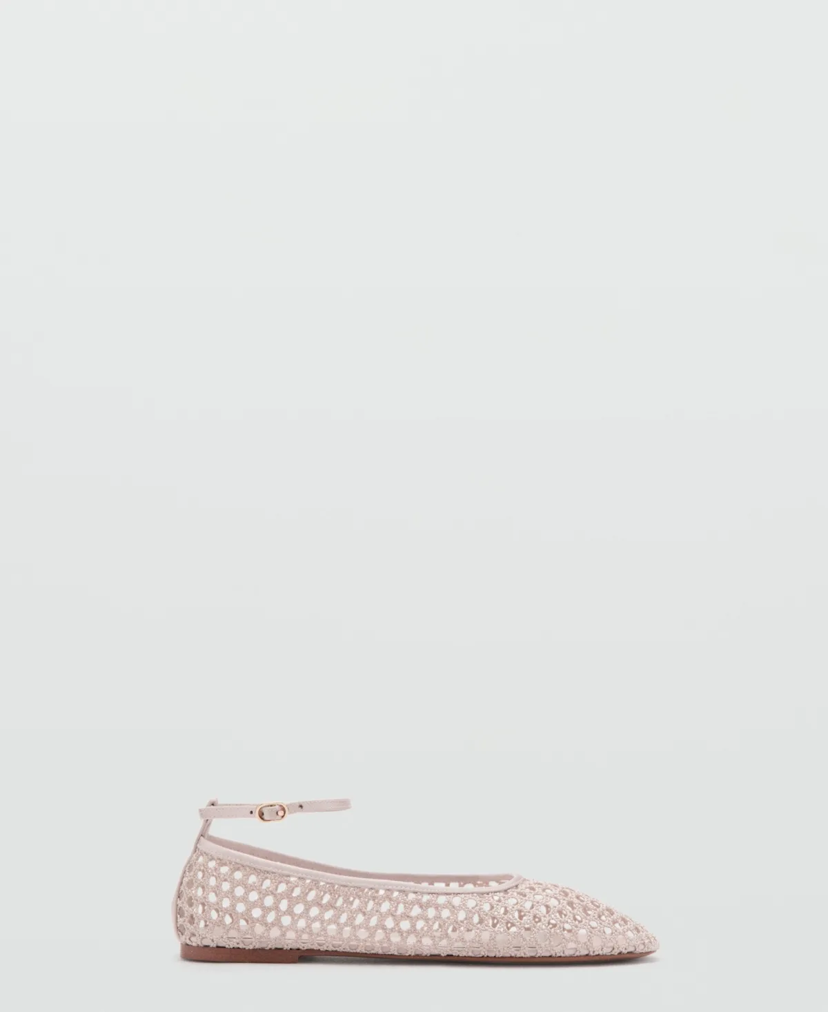Crocheted Ballet Flats by Mango