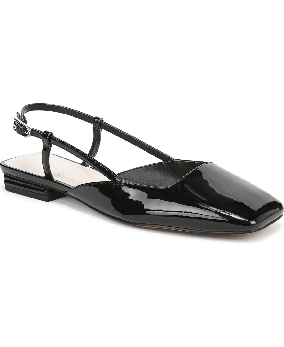 Tadella Square Toe Slingback Flats by Franco Sarto