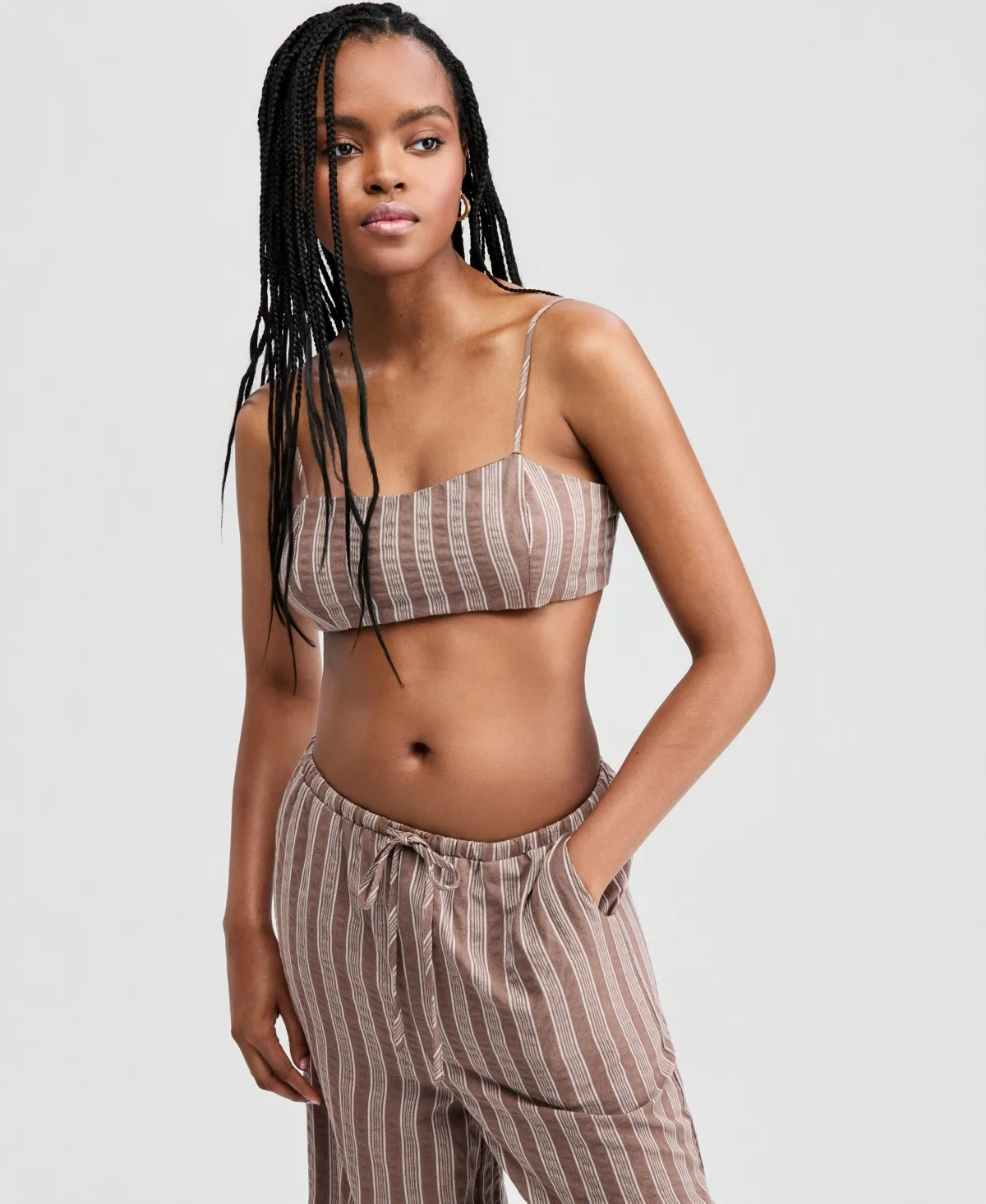 Striped Bandeau Top by And Now This