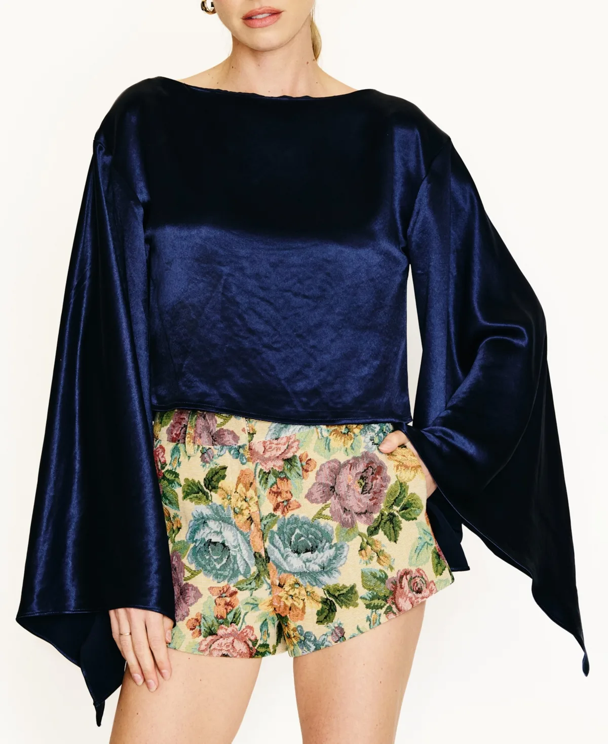 Avanelle Boat Neck Top by Line & Dot