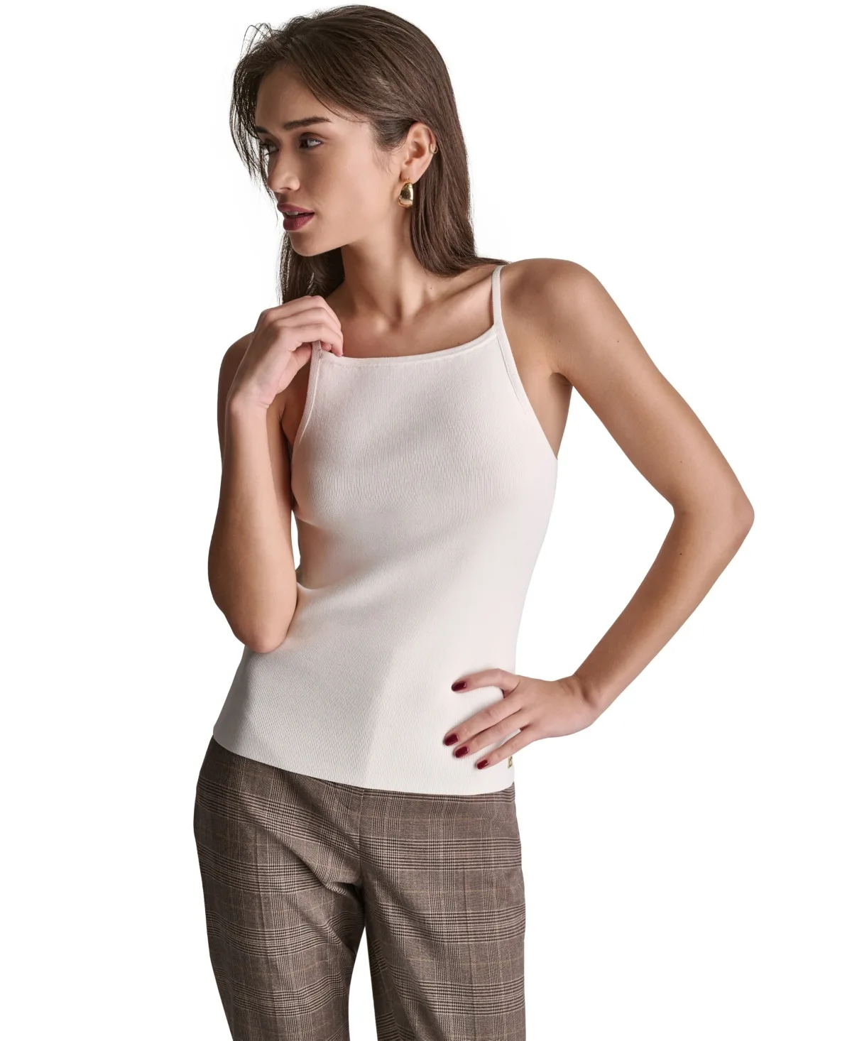 Square Neck Knit Top