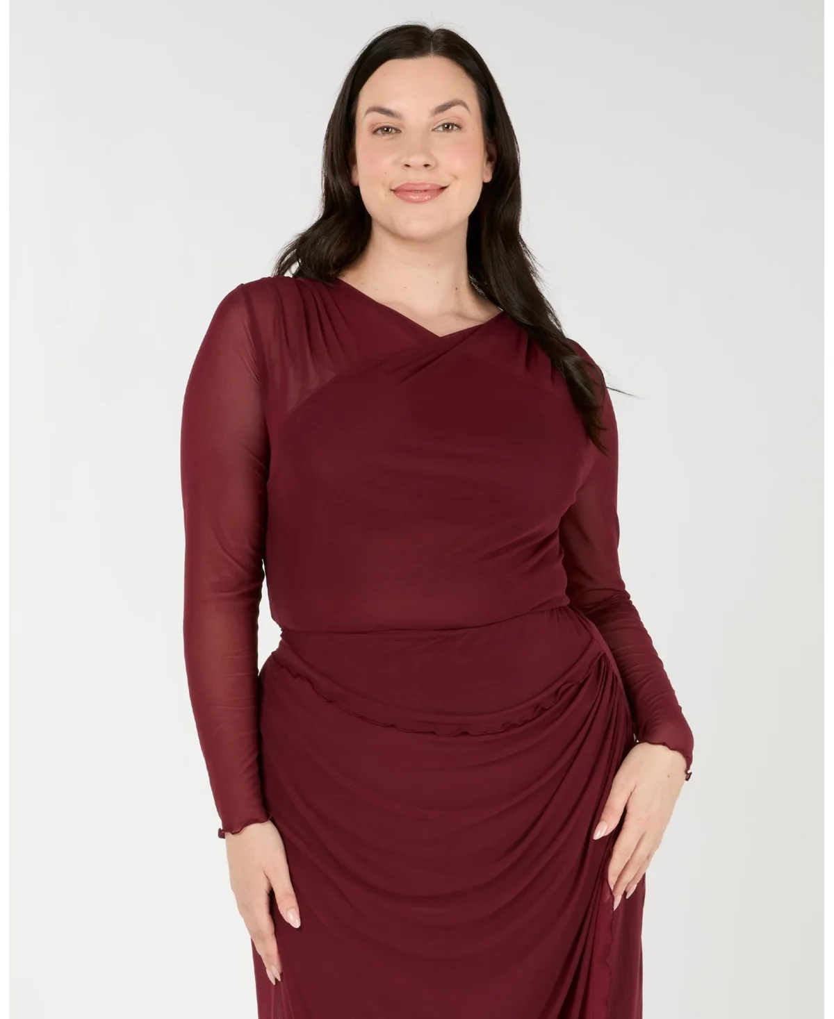 Annalise Mesh Wrap Top by Estelle