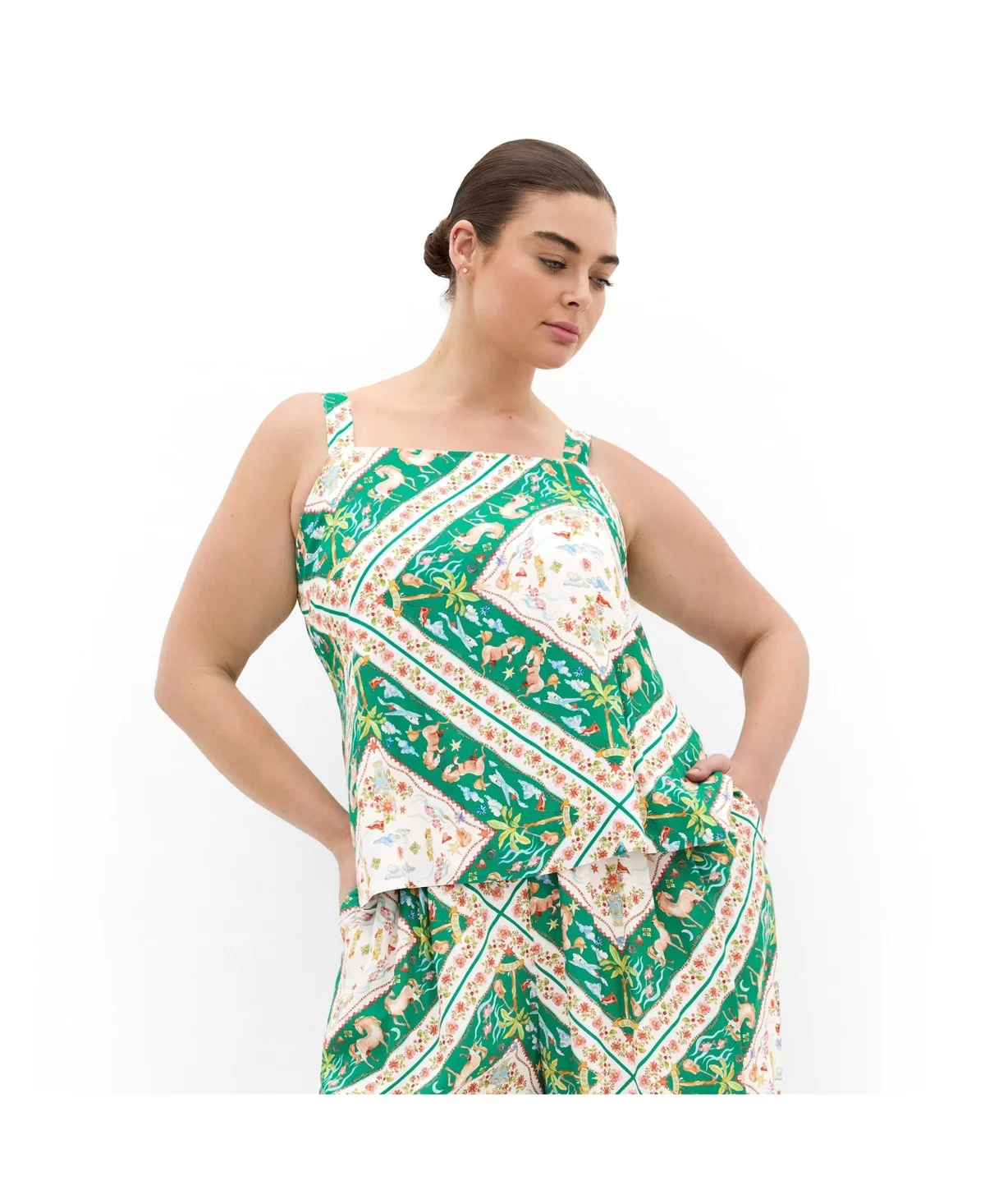 Jayla Prairie Print Top by City Chic