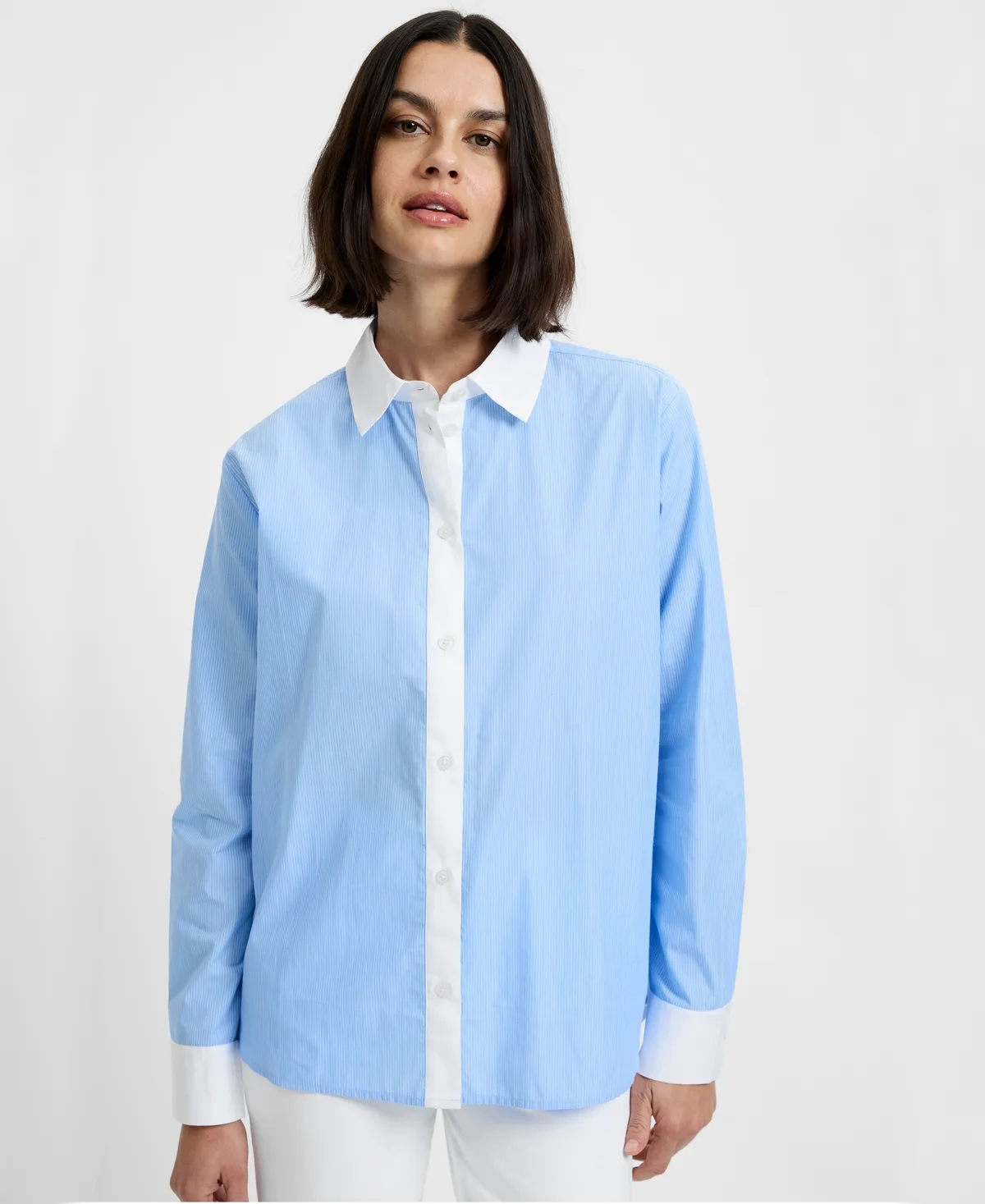 Collared Neck Poplin Shirt by French Connection