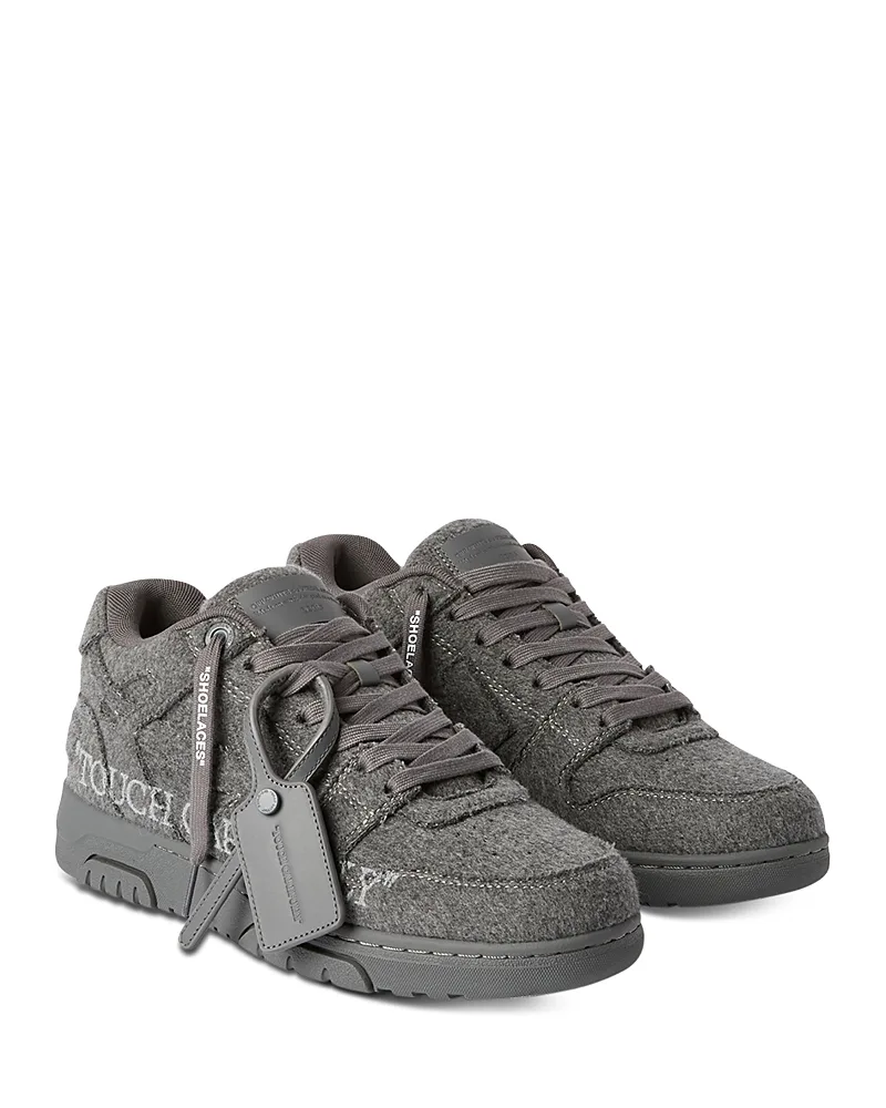 Out of Office Textured Leather Sneakers by Off-White