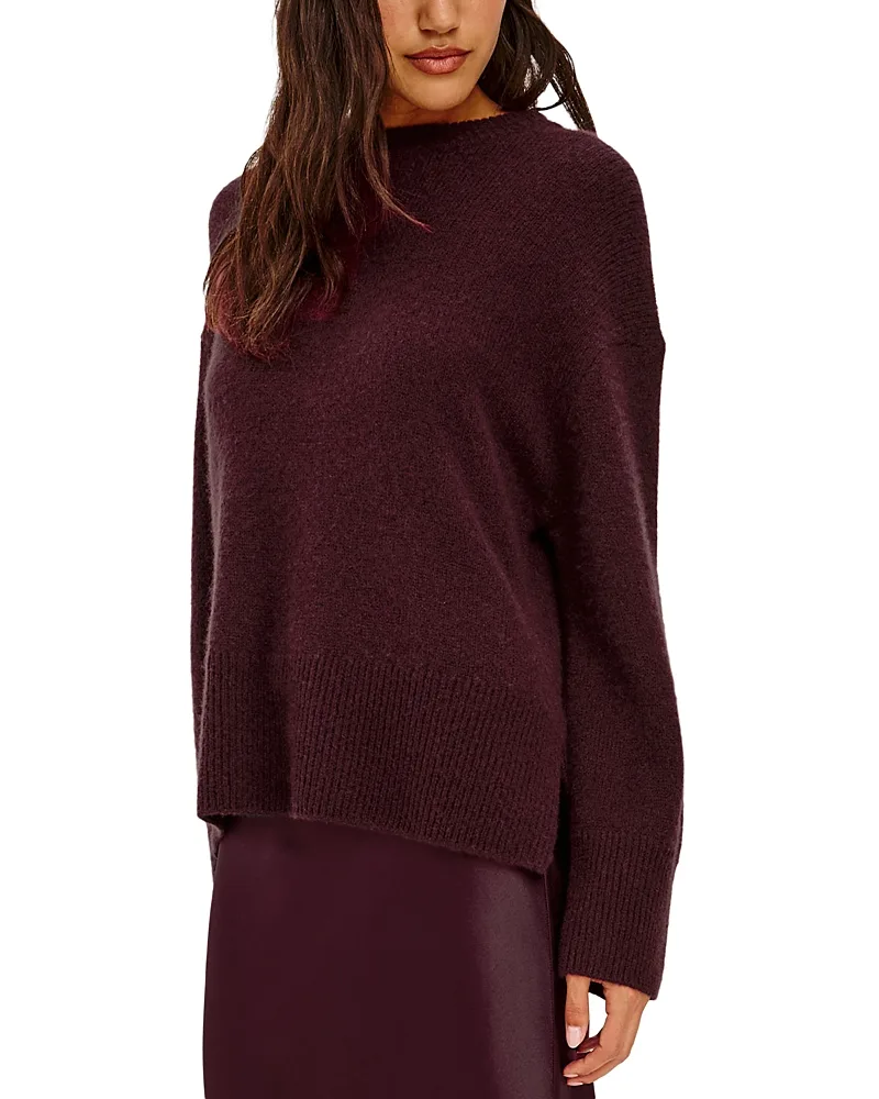 Miranda Cashmere & Silk Crewneck Oversized Sweater by Rails