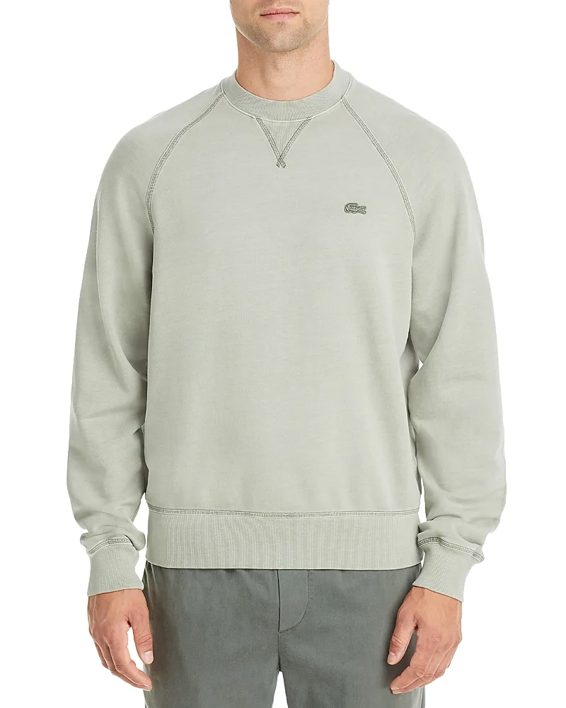 Relaxed Fit Topstitched Sweatshirt by Lacoste