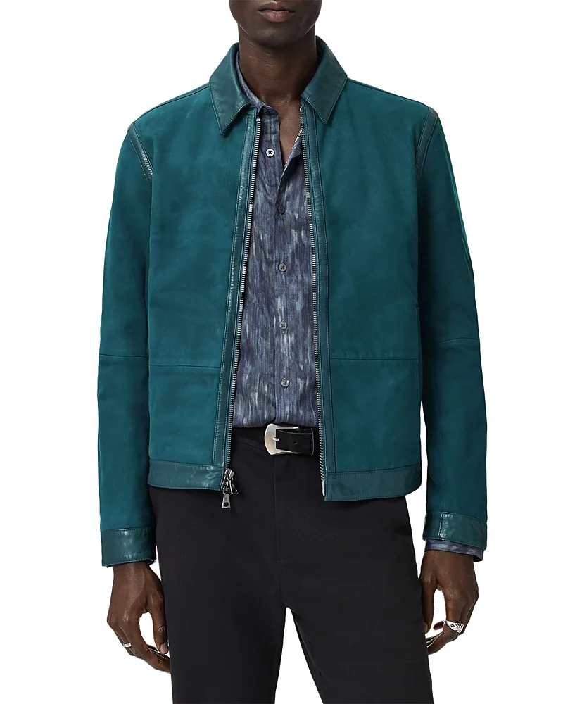 Jaxon Waxed Suede Jacket by John Varvatos