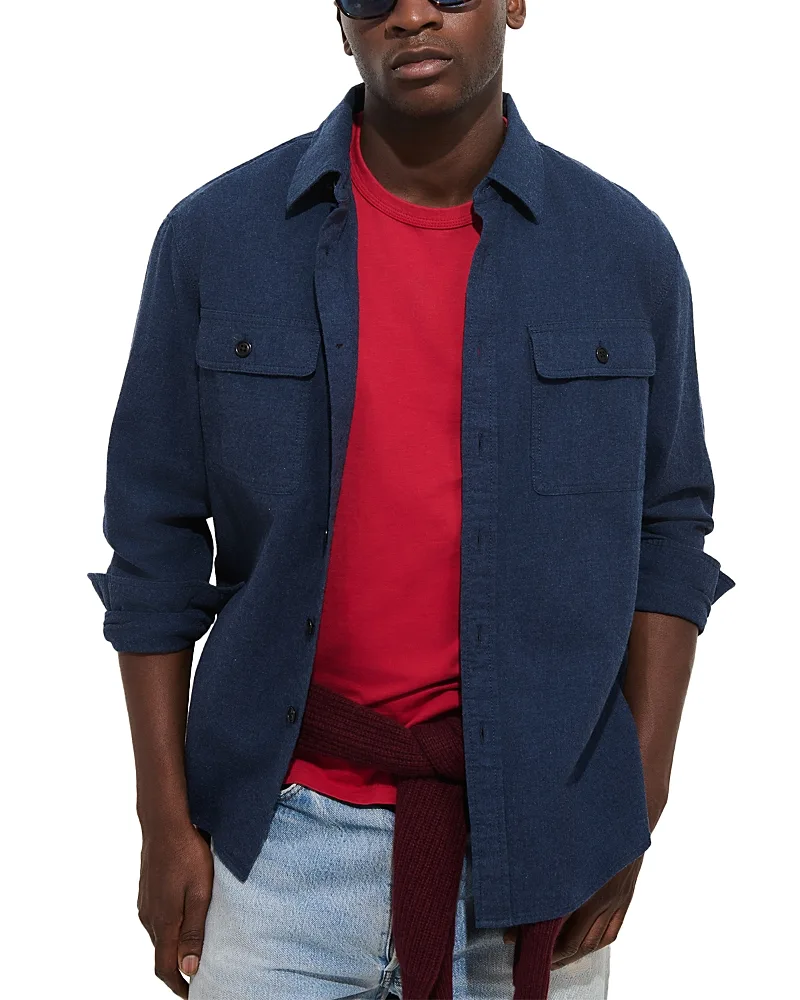 Chamois Cotton Pocket Potter Shirt by Alex Mill