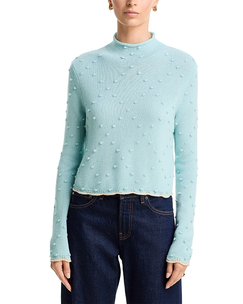 Popcorn Wool & Cashmere Sweater by Guest In Residence