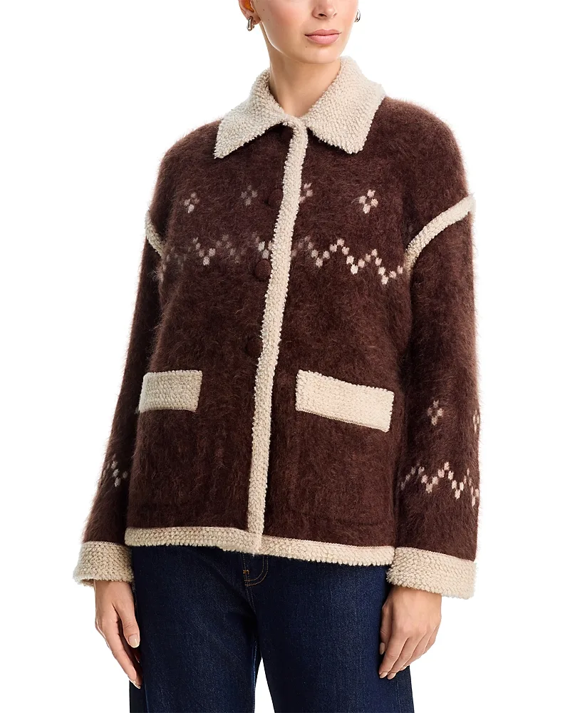 Grizzly Cashmere Collared Jacket by Guest In Residence