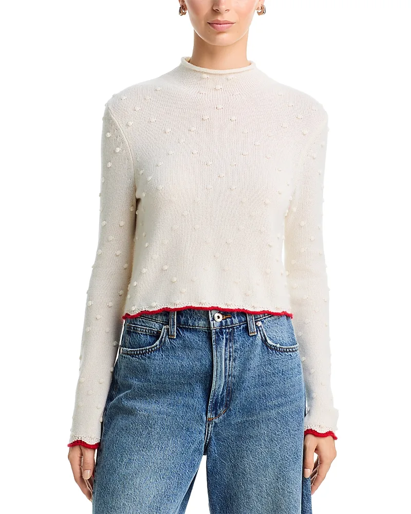 Popcorn Wool & Cashmere Sweater