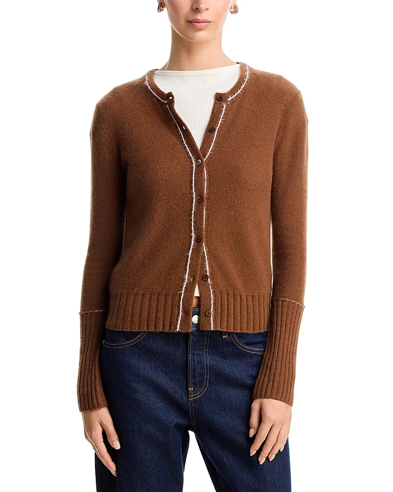 Cashmere Flurry Jane Cardigan Sweater by Guest In Residence