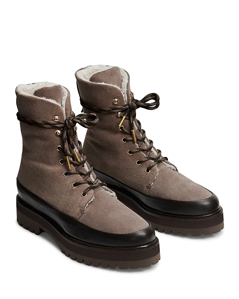 Charente Fleece Lined Leather Lugged Sole Boots by Varley