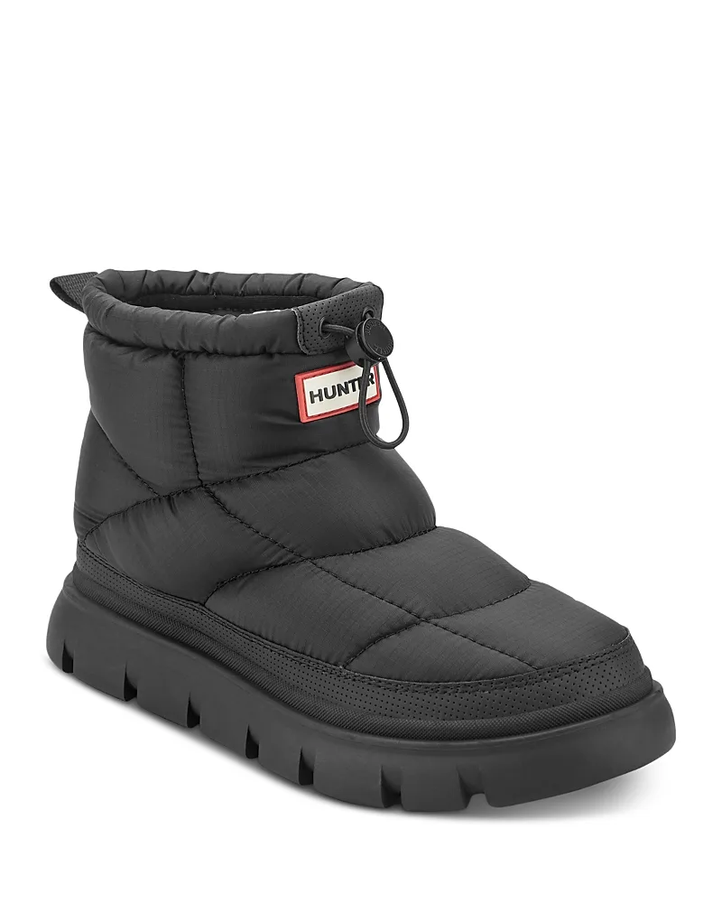 Mist Quilted Water Resistant Ankle Boots by Hunter