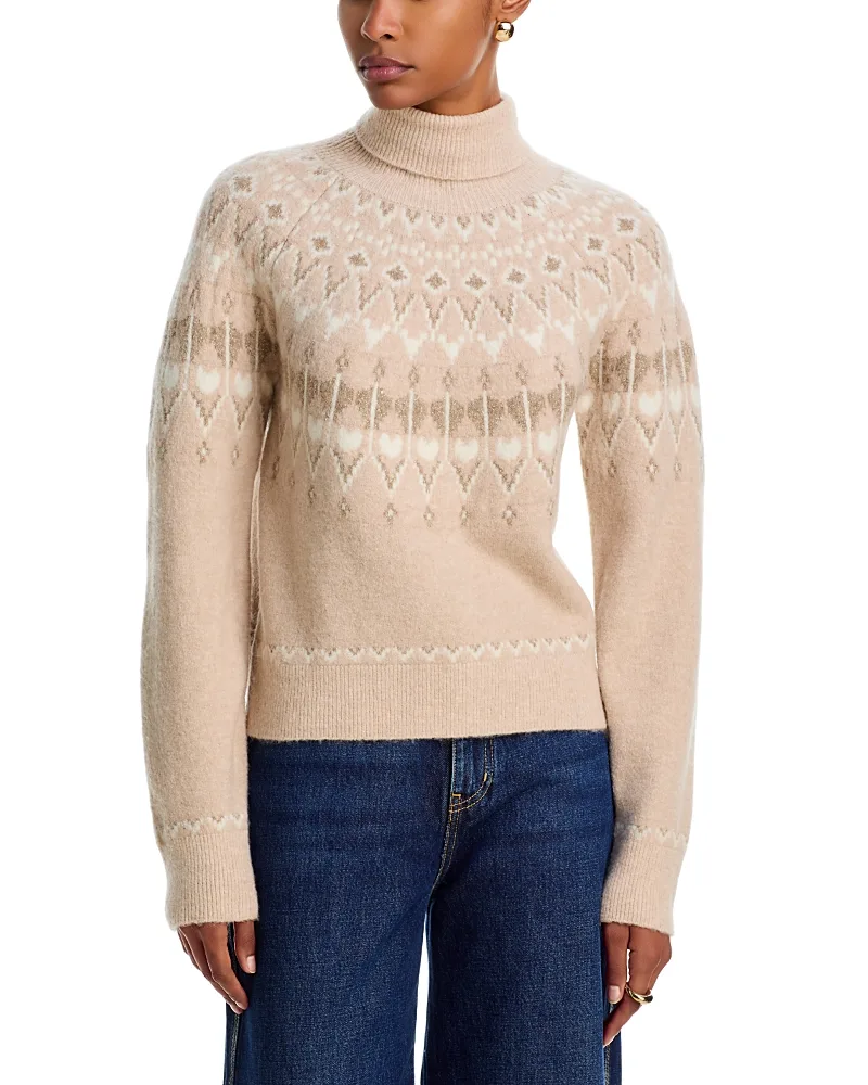 Edna Alpaca Blend Fair Isle Sweater