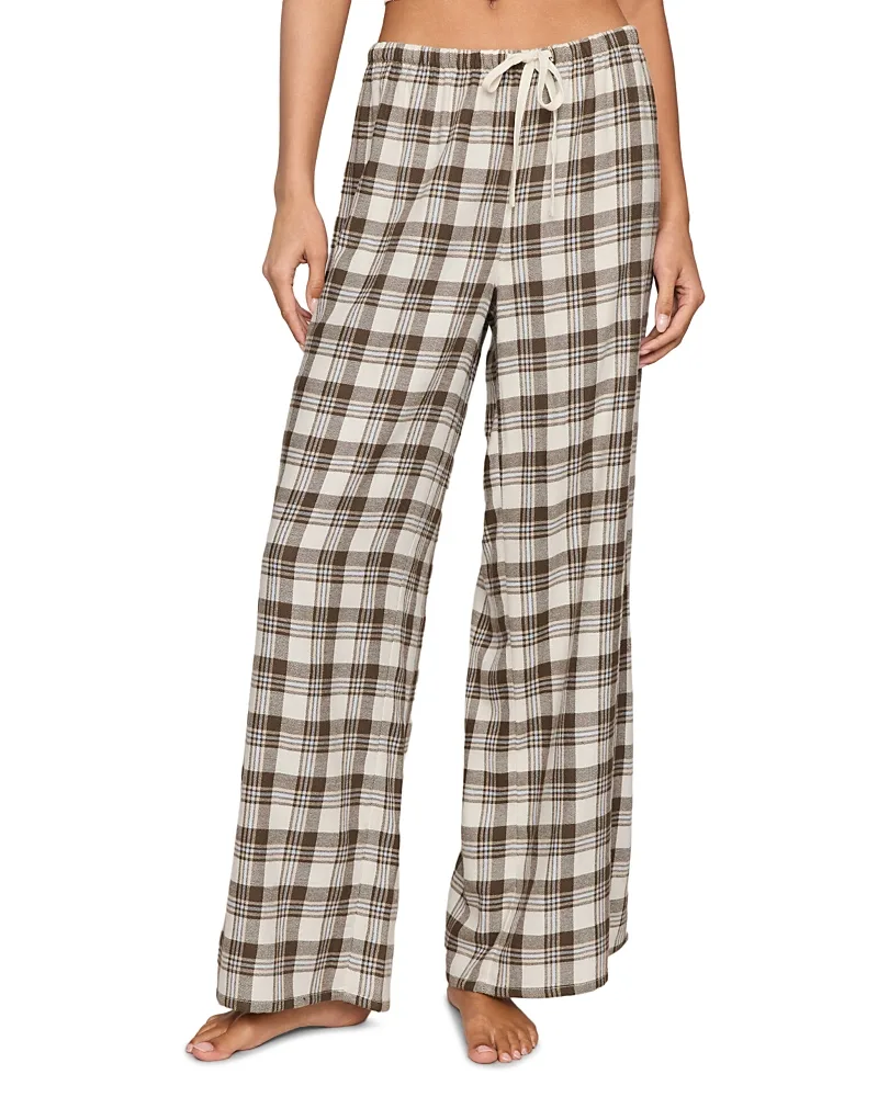 Better Off Plaid Flannel Pajama Pants by Z Supply