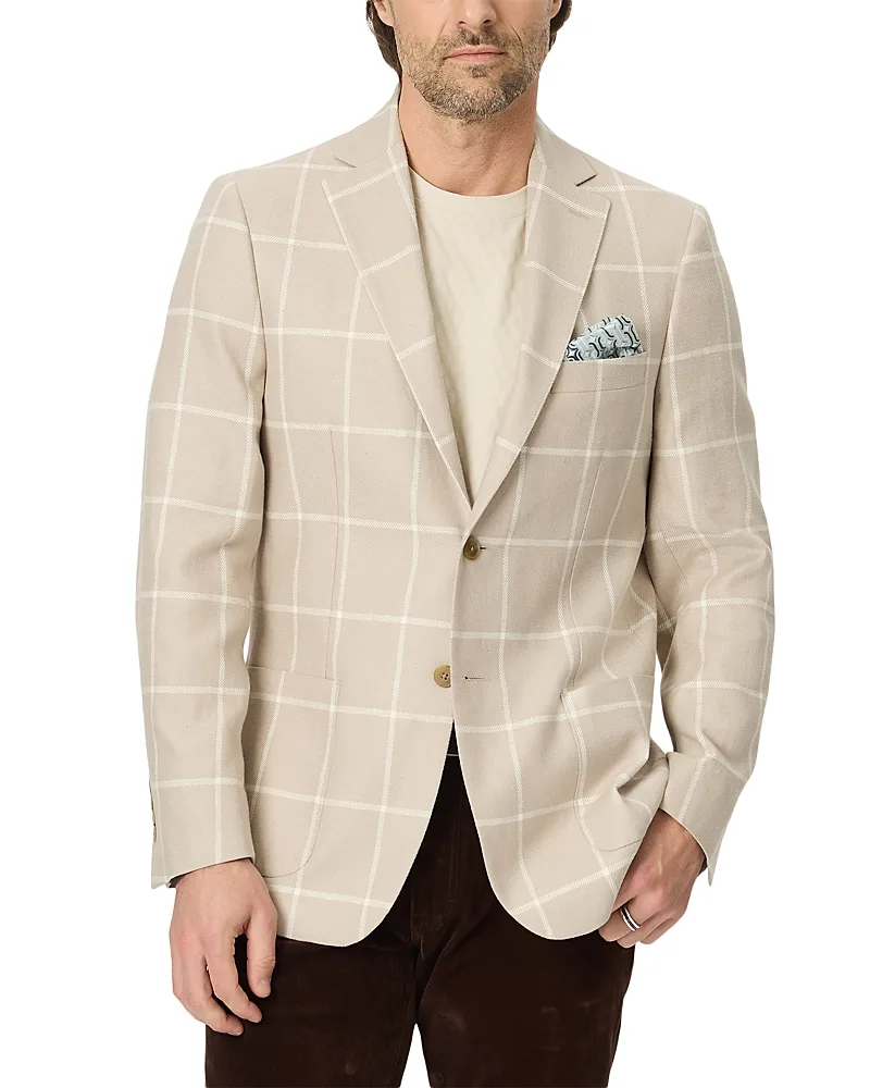 Padley Windowpane Woven Classic Fit Sportcoat by Robert Graham