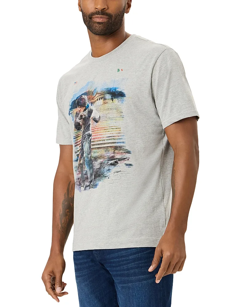 The Steps Short Sleeve Graphic Tee by Robert Graham