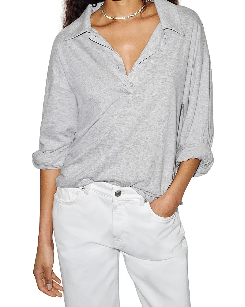 Mellen Polo Knit Top by Reformation