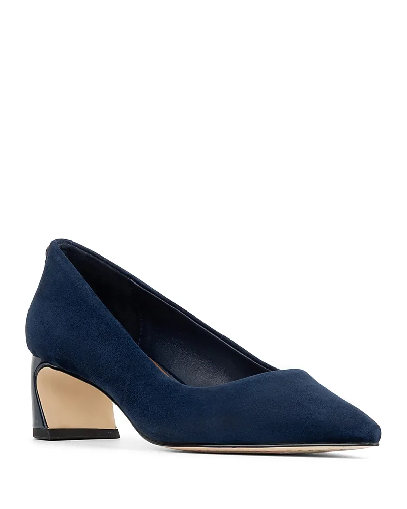 Talani Suede Block Heel Pumps