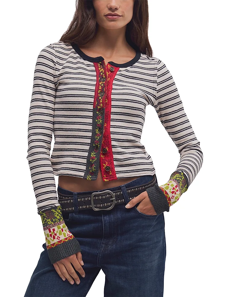 Noa Stretch Cotton Cardigan
