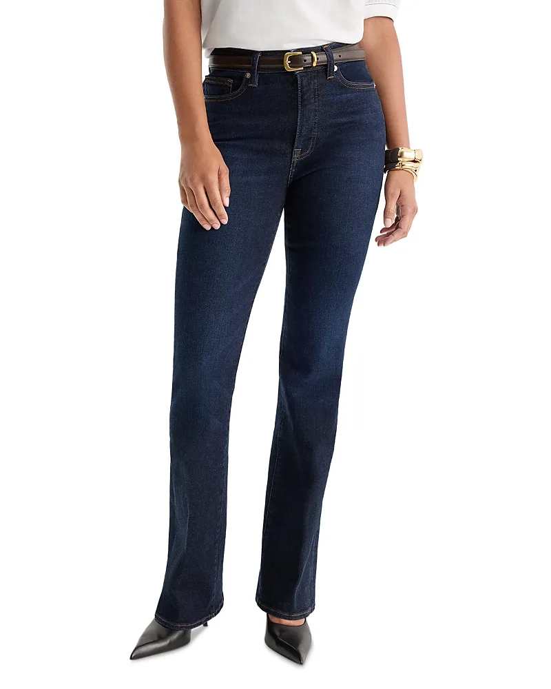 Good Classic High Rise Bootcut Jeans by GOOD AMERICAN