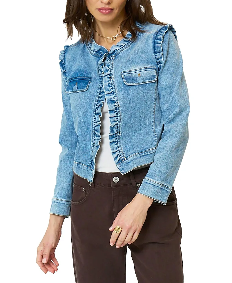 Nevada Girly Denim Jacket by Central Park West