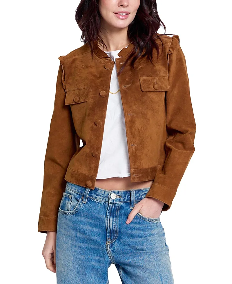 Odessa Girly Suede Jacket by Central Park West