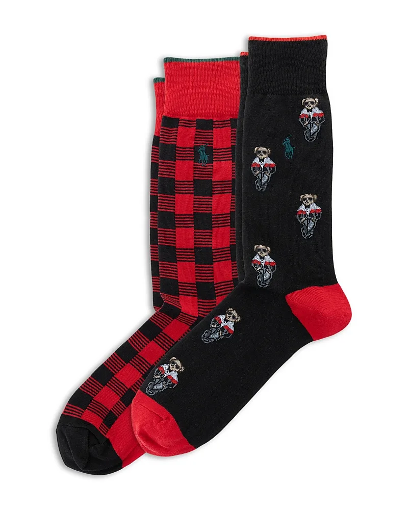 Polo Bear Socks, Pack of 2 by Polo Ralph Lauren
