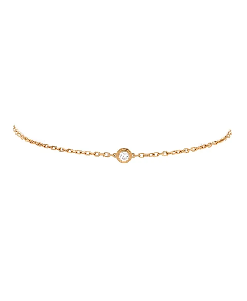 Pre-Owned Cartier Small DAmour Bracelet 18K Gold and Diamond