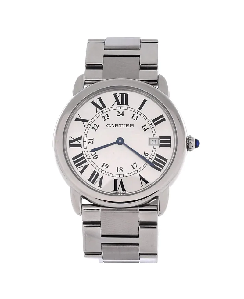 Pre-Owned Cartier Ronde Solo De Cartier Quartz Watch in Stainless Steel 36mm by Cartier's