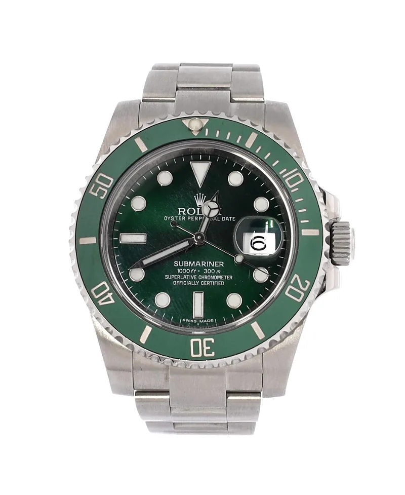 Pre-Owned Rolex Oyster Perpetual Submariner Hulk Date Automatic Watch in Stainless Steel and Cerachrom 40mm by Pre-owned Rolex