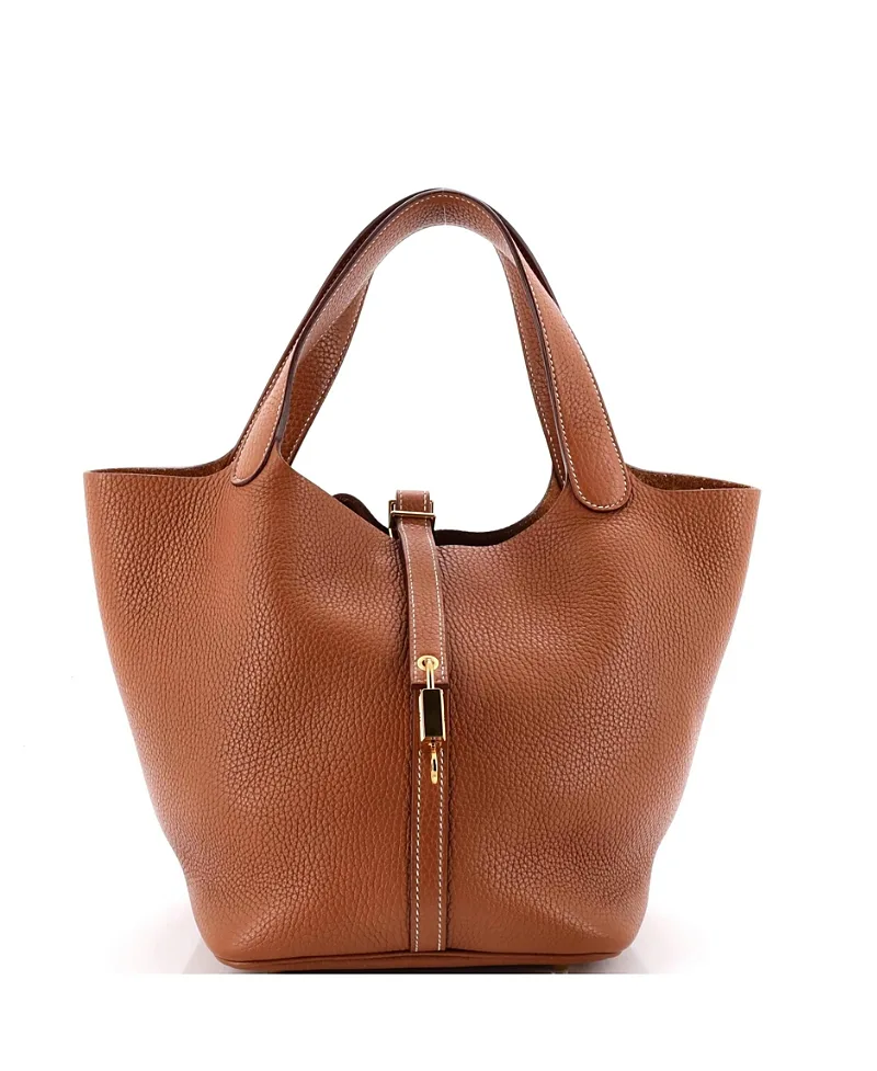 Pre-Owned mm Picotin Lock Bag Clemence by Hermes