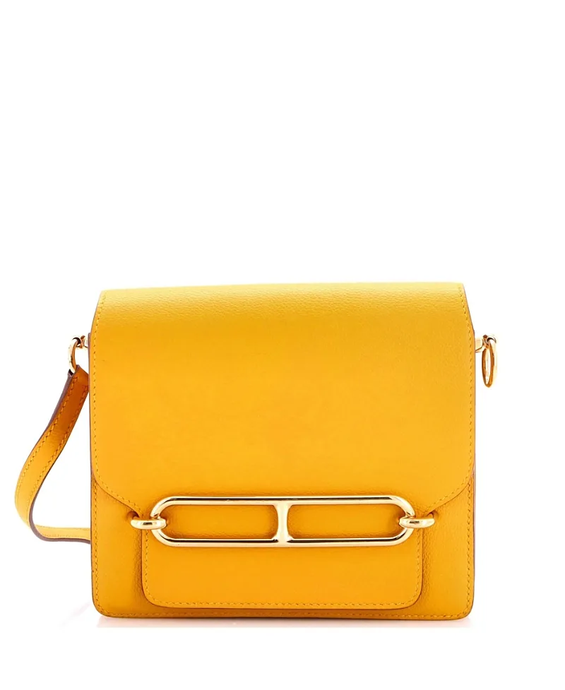 Pre-Owned Hermes 18 Roulis Bag Evercolor by Hermes
