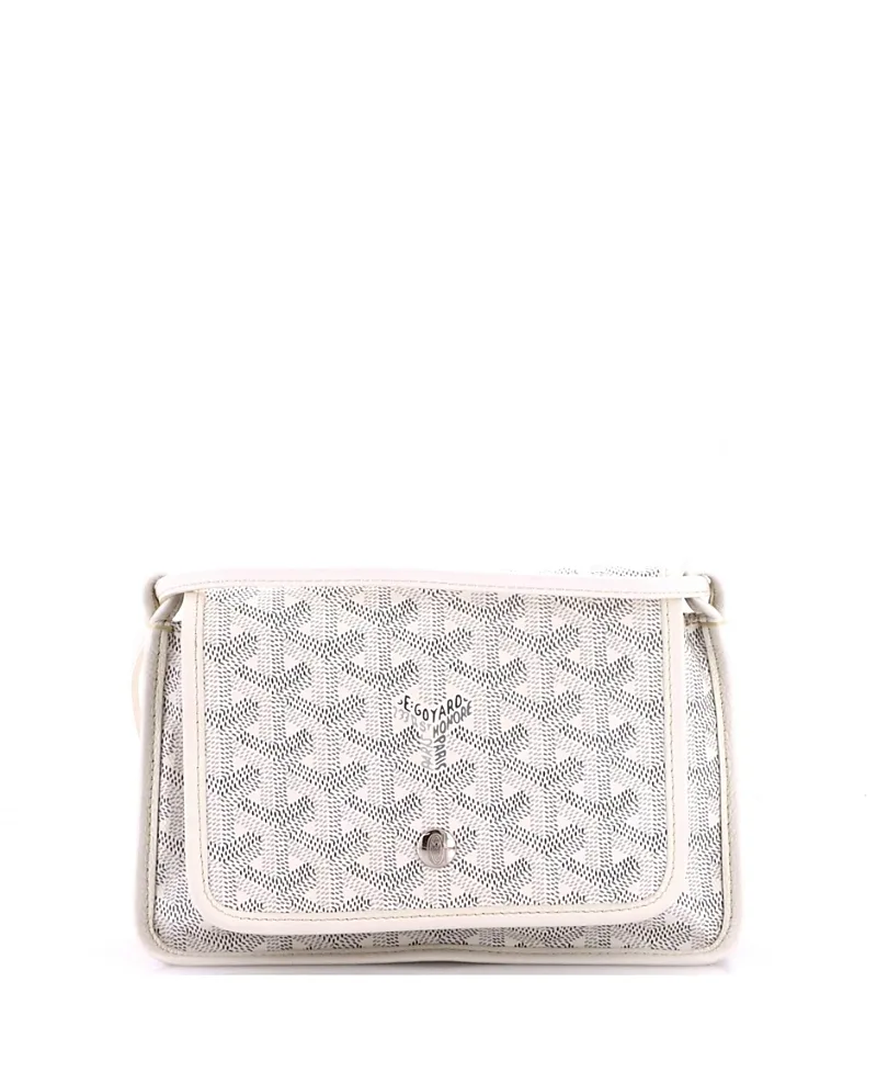 Pre-Owned Plumet Clutch Wallet Coated Canvas by Pre-owned Goyard